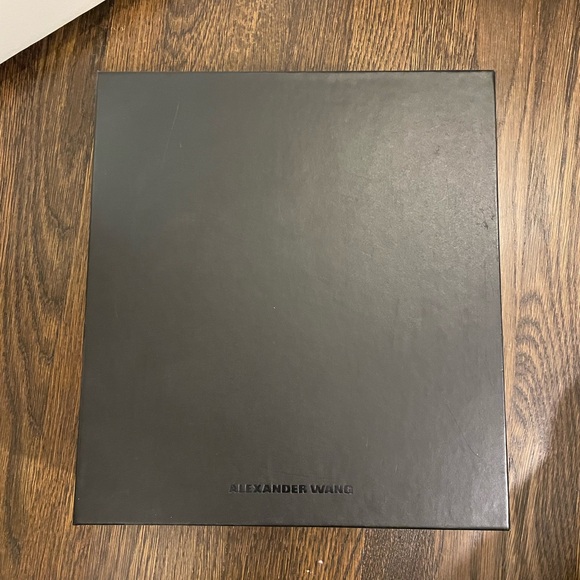 Alexander Wang black woven Kori stretch boots, size 38.5. New in box. - Picture 5 of 10